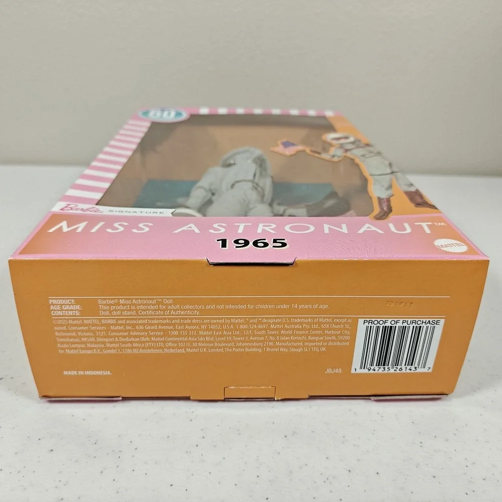 Barbie Signature 60th Anniversary 1965 MISS ASTRONAUT Retro Exclusive Doll JBJ48
